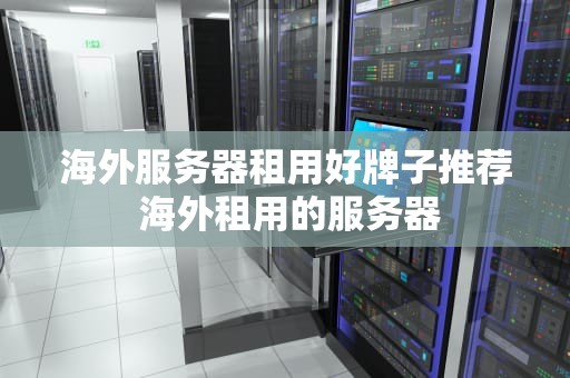 海外服务器租用好牌子推荐 海外租用的服务器