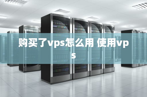 购买了vps怎么用 使用vps