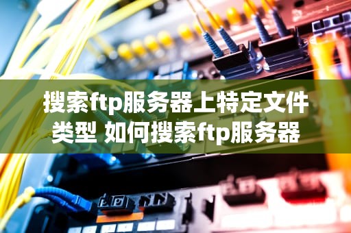 搜索ftp服务器上特定文件类型 如何搜索ftp服务器
