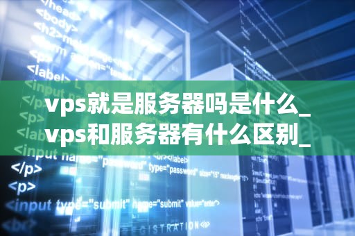vps就是服务器吗是什么_vps和服务器有什么区别_深入理解VPS及其在服务器领域的作用