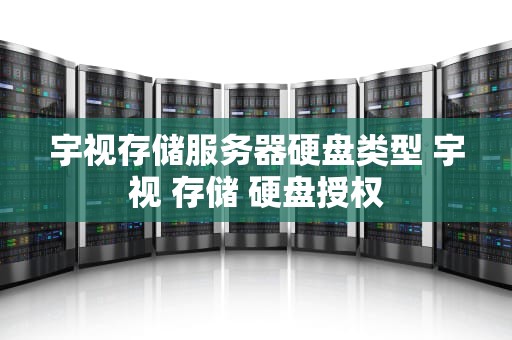 宇视存储服务器硬盘类型 宇视 存储 硬盘授权