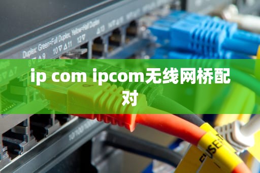 ip com ipcom无线网桥配对
