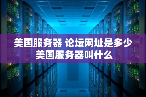 美国服务器 论坛网址是多少 美国服务器叫什么