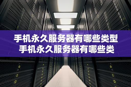 手机永久服务器有哪些类型 手机永久服务器有哪些类型的