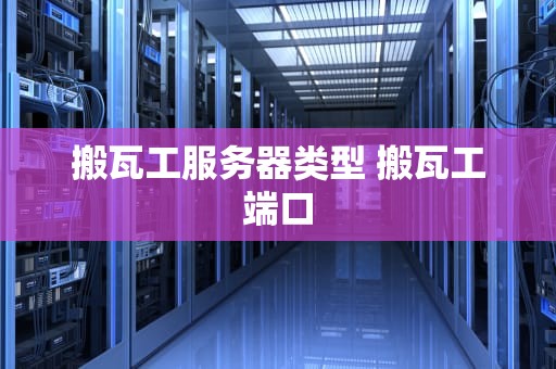 搬瓦工服务器类型 搬瓦工端口