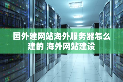 国外建网站海外服务器怎么建的 海外网站建设