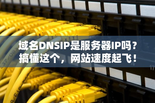 域名DNSIP是服务器IP吗？搞懂这个，网站速度起飞！