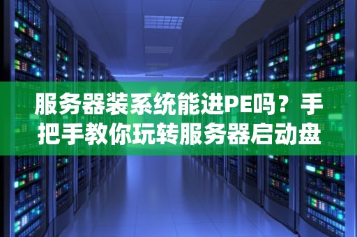 服务器装系统能进PE吗？手把手教你玩转服务器启动盘！