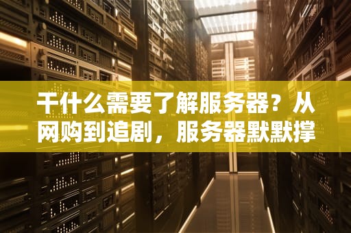 干什么需要了解服务器？从网购到追剧，服务器默默撑起你的数字生活！