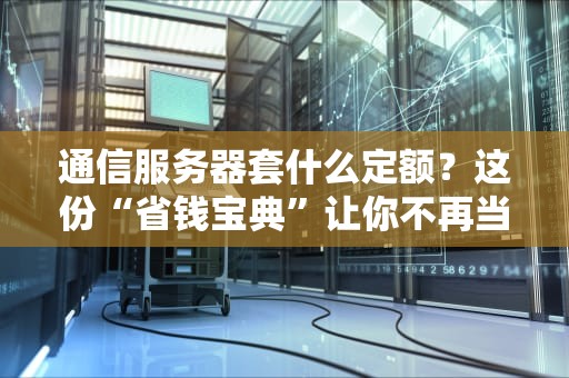 通信服务器套什么定额？这份“省钱宝典”让你不再当冤大头！
