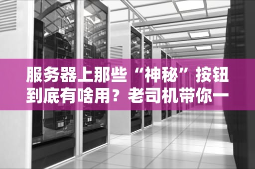 服务器上那些“神秘”按钮到底有啥用？老司机带你一探究竟！