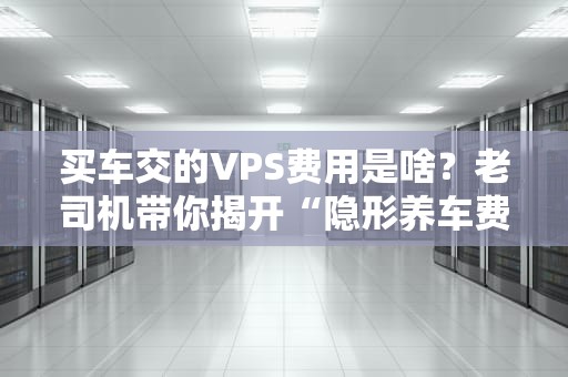 买车交的VPS费用是啥？老司机带你揭开“隐形养车费”的神秘面纱！