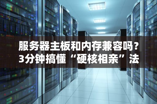 服务器主板和内存兼容吗？3分钟搞懂“硬核相亲”法则！