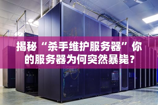 揭秘“杀手维护服务器”你的服务器为何突然暴毙？