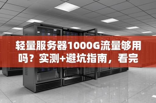 轻量服务器1000G流量够用吗？实测+避坑指南，看完秒变老司机！