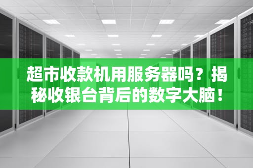 超市收款机用服务器吗？揭秘收银台背后的数字大脑！