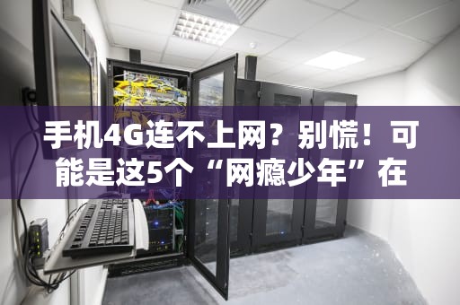 手机4G连不上网？别慌！可能是这5个“网瘾少年”在捣鬼！