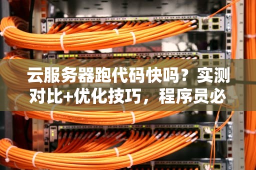 云服务器跑代码快吗？实测对比+优化技巧，程序员必看！