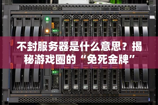 不封服务器是什么意思？揭秘游戏圈的“免死金牌”