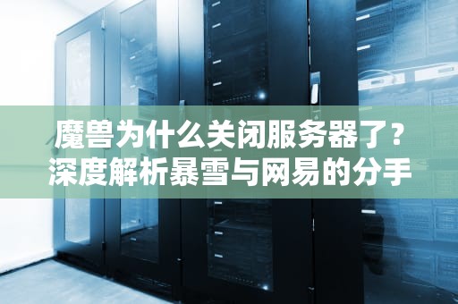 魔兽为什么关闭服务器了？深度解析暴雪与网易的分手内幕！