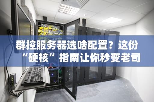 群控服务器选啥配置？这份“硬核”指南让你秒变老司机！