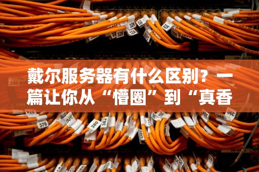 戴尔服务器有什么区别？一篇让你从“懵圈”到“真香”的选购指南！