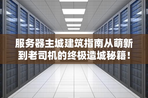 服务器主城建筑指南从萌新到老司机的终极造城秘籍！