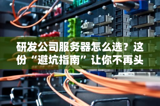 研发公司服务器怎么选？这份“避坑指南”让你不再头秃！