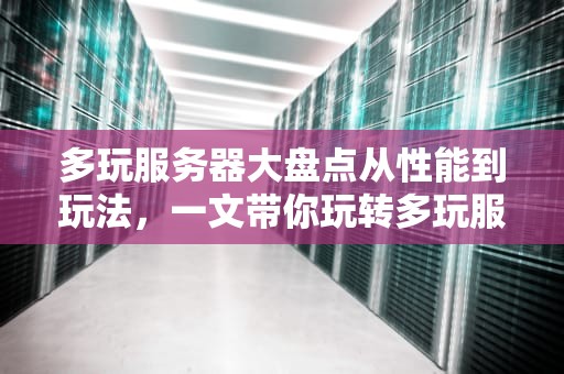 多玩服务器大盘点从性能到玩法，一文带你玩转多玩服务器！
