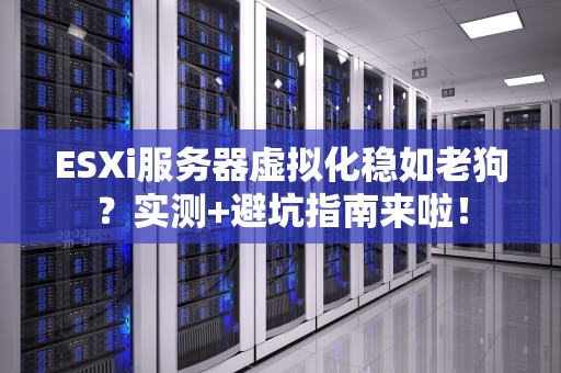 ESXi服务器虚拟化稳如老狗？实测+避坑指南来啦！