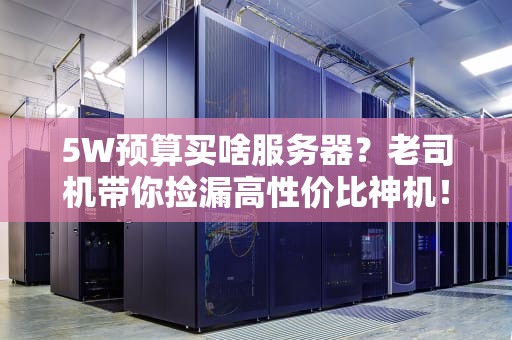 5W预算买啥服务器？老司机带你捡漏高性价比神机！