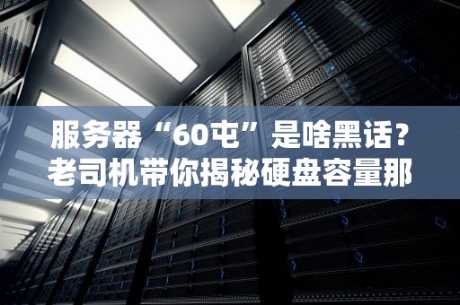服务器“60屯”是啥黑话？老司机带你揭秘硬盘容量那些坑！