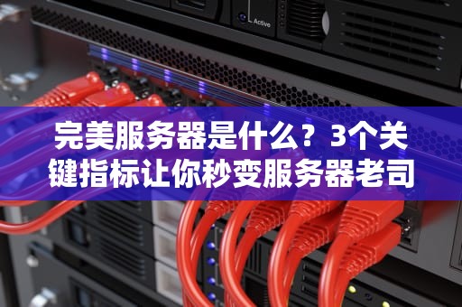 完美服务器是什么？3个关键指标让你秒变服务器老司机！