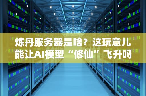 炼丹服务器是啥？这玩意儿能让AI模型“修仙”飞升吗？