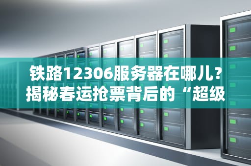 铁路12306服务器在哪儿？揭秘春运抢票背后的“超级大脑”选址玄学！