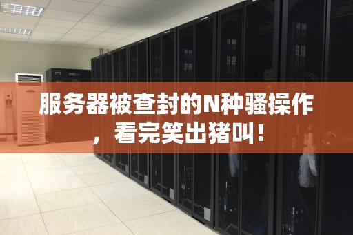服务器被查封的N种骚操作，看完笑出猪叫！