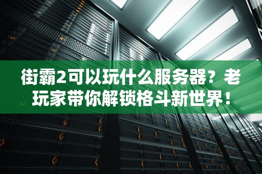 街霸2可以玩什么服务器？老玩家带你解锁格斗新世界！