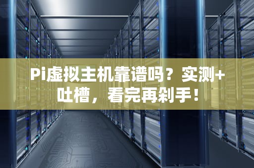 Pi虚拟主机靠谱吗？实测+吐槽，看完再剁手！