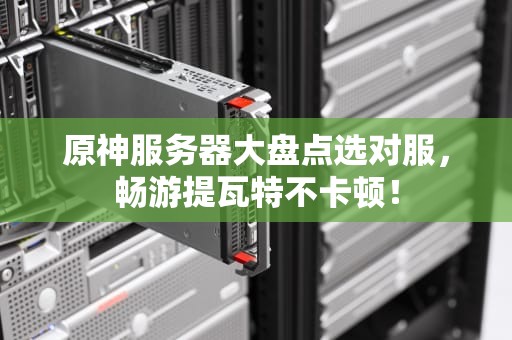 原神服务器大盘点选对服，畅游提瓦特不卡顿！