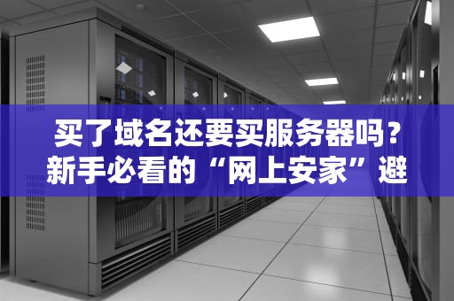 买了域名还要买服务器吗？新手必看的“网上安家”避坑指南！
