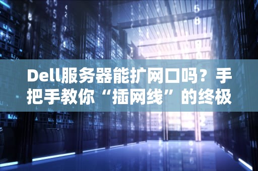 Dell服务器能扩网口吗？手把手教你“插网线”的终极奥义！