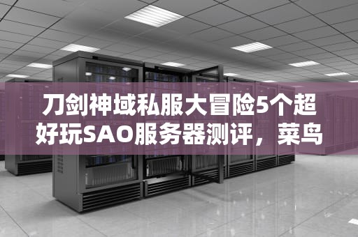 刀剑神域私服大冒险5个超好玩SAO服务器测评，菜鸟也能变“黑衣剑士”！