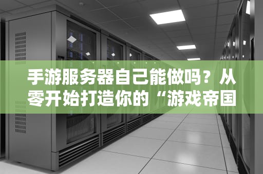 手游服务器自己能做吗？从零开始打造你的“游戏帝国”