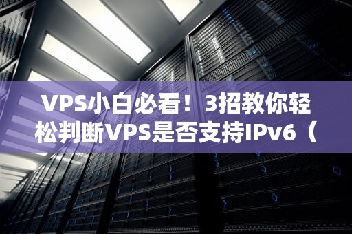 VPS小白必看！3招教你轻松判断VPS是否支持IPv6（附超实用测试技巧）