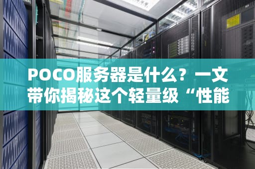 POCO服务器是什么？一文带你揭秘这个轻量级“性能小钢炮”！