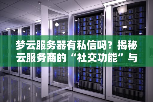 梦云服务器有私信吗？揭秘云服务商的“社交功能”与隐私边界