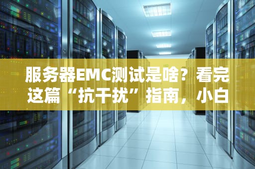 服务器EMC测试是啥？看完这篇“抗干扰”指南，小白也能变大神！