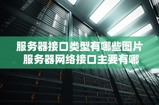 服务器接口类型有哪些图片 服务器网络接口主要有哪几种