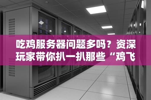 吃鸡服务器问题多吗？资深玩家带你扒一扒那些“鸡飞狗跳”的真相！