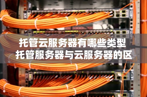 托管云服务器有哪些类型 托管服务器与云服务器的区别